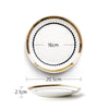 Nordic Gold Trim Tableware Set