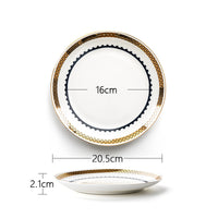 Nordic Gold Trim Tableware Set