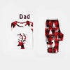 Christmas Deer Antlers Print Matching Pajama Set