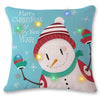 Flashing LED Christmas Pillowcase