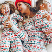 Festive Family Joy Pattern Pajamas